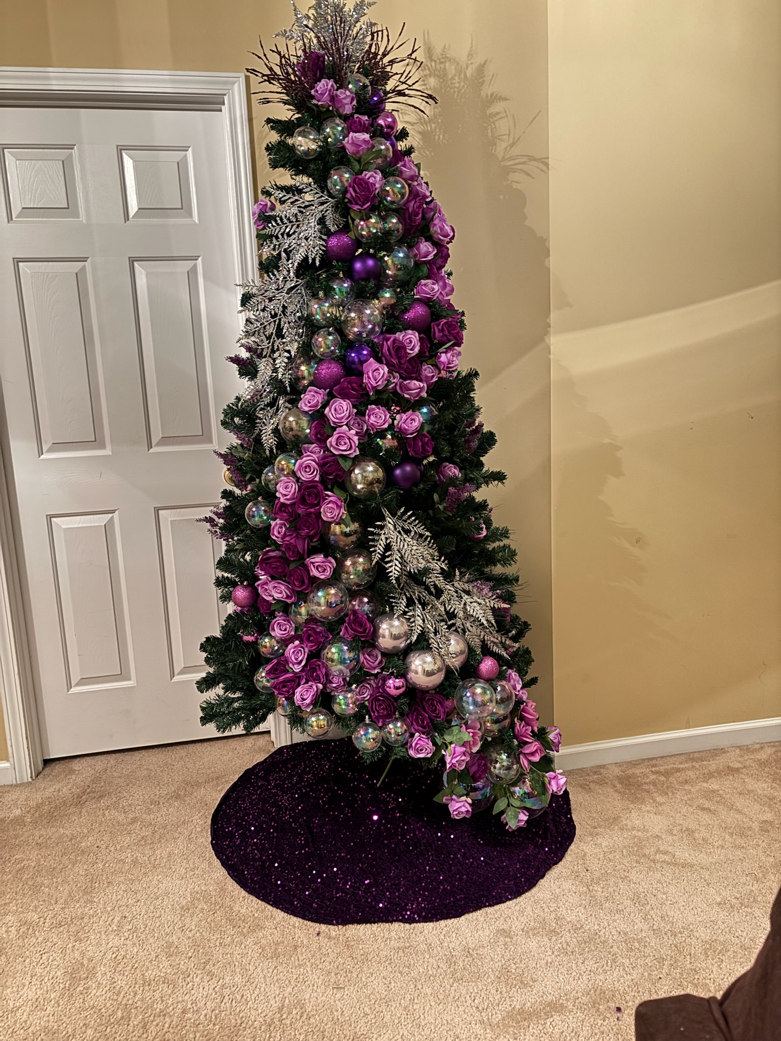 Purple Rose Luxury Tree