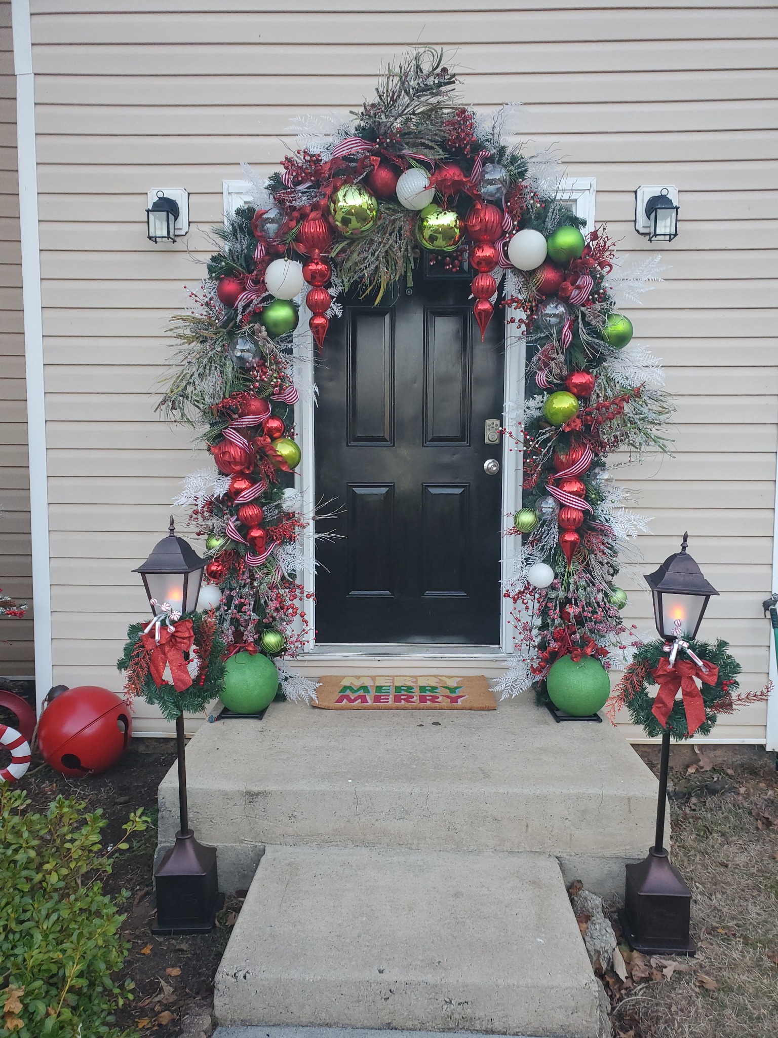 Christmas Entry Arch